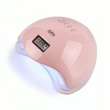 Лампа для манікюру LED+UV SUN 5 Рожева 48W 1147 фото