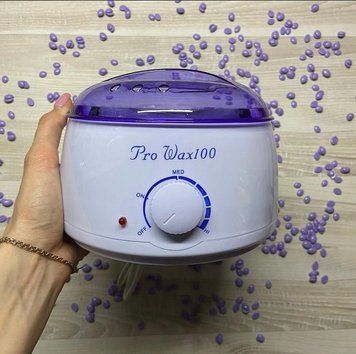 Воскоплав баночний Wax Pro, колір білий, з регулятором, 400 мл 608 фото