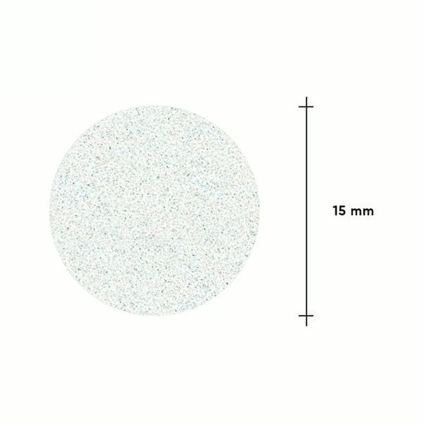 Змінні файли білі на м'якій основі для педикюрного диска PODODISC S EXPERT 240 грит (50 шт) 992 фото