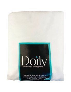 Чохол на кушетку з резинкою універсальний ТМ Doily ,0.8*2.1м (1 шт/пач) зі спанбонду ,80 г/м2. Колір : білий 665 фото