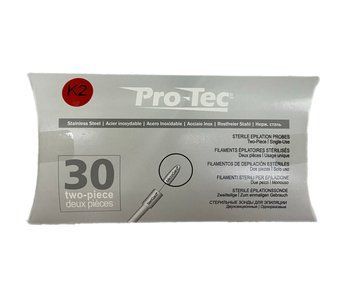 Иглы для электроэпиляции ProTec, K-2, Steel (неизолированные), 30 шт/уп 1077 фото