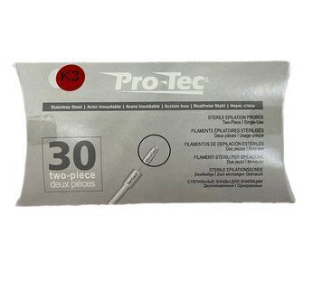 Голка для електроепіляції ProTec, K-3, Steel ( неізольовані) , 1 шт 1078 фото