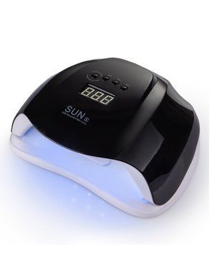 Лампа LED+UV SUN X 54W Чорна 1150 фото