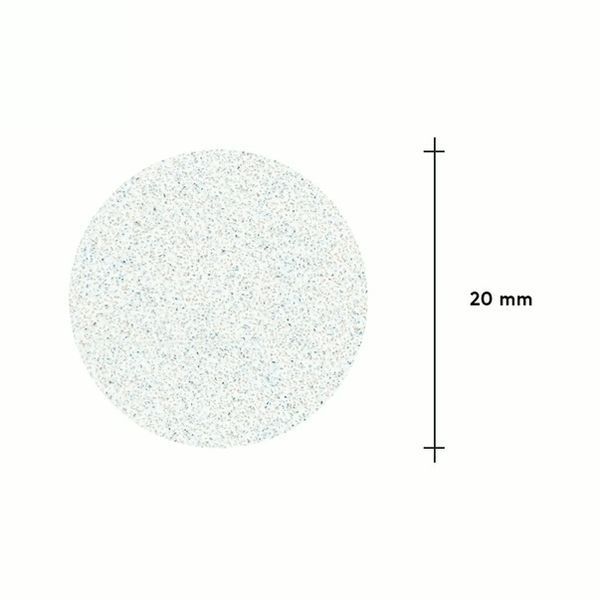 Сменные файлы белые на мягкой основе для педикюрного диска PODODISC M EXPERT 180 грит (50 шт) 988 фото