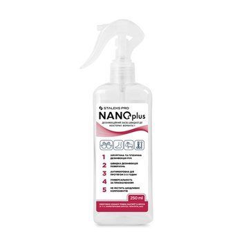 Універсальний засіб для швидкої дезінфекції з тригером NANOplus STALEKS PRO 250 мл 645 фото