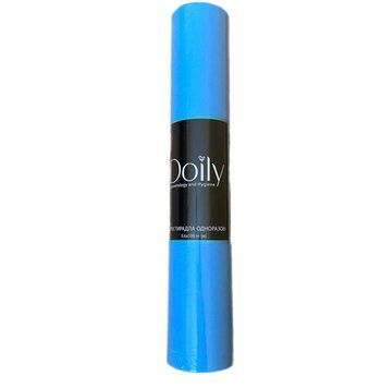 Простынь на кушетку ТМ Doily 0.6*100, цвет: голубой 549 фото